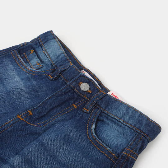 Boys Denim Short Basic - Mid Blue