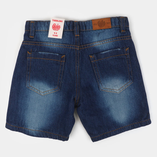 Boys Denim Short Basic - Mid Blue