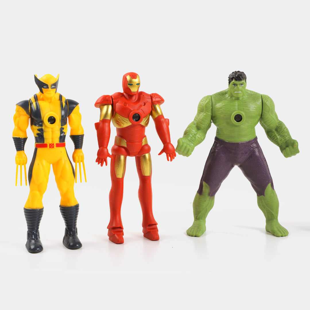 Super Action Hero Figure 5 in 1 Set Toy