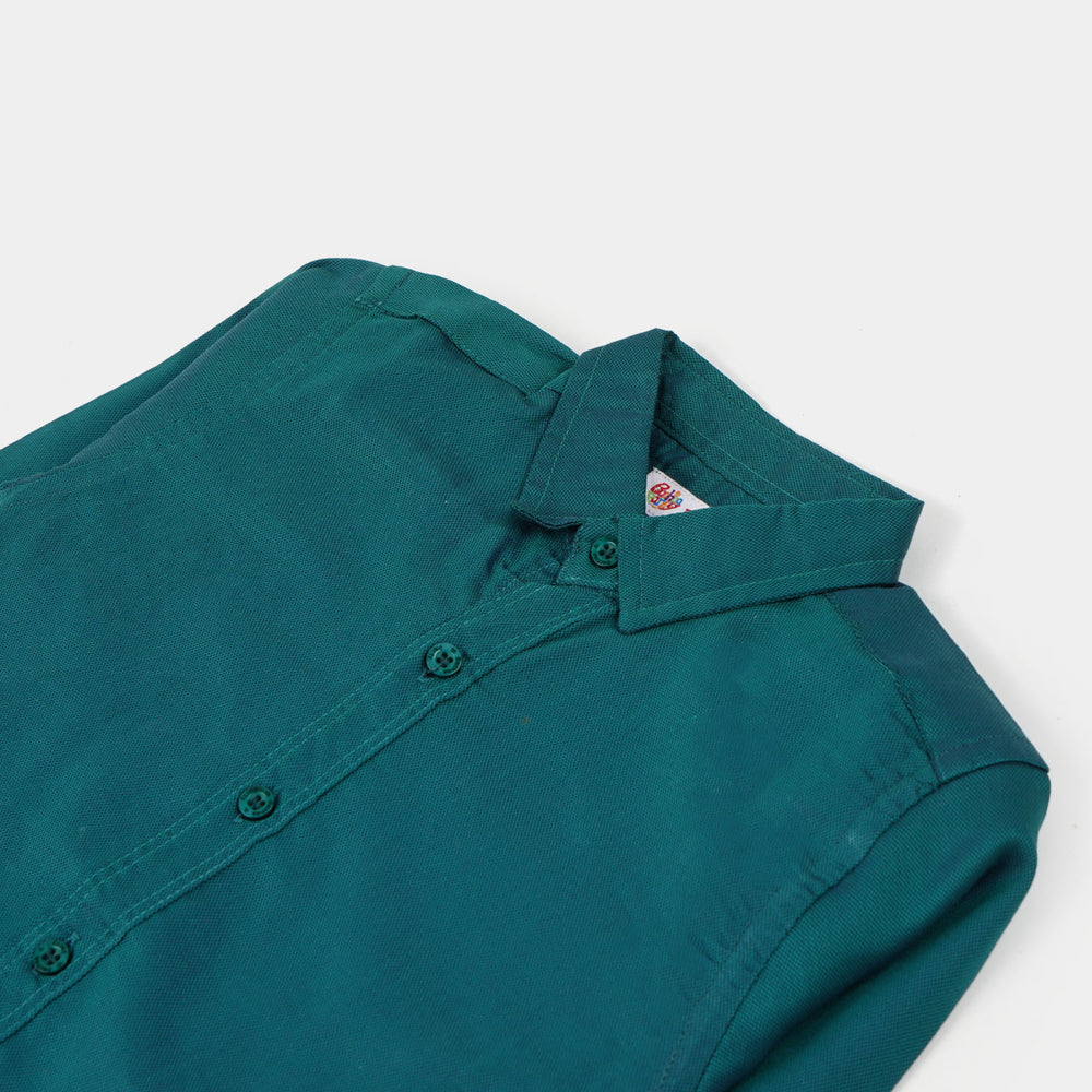 Junior Boys Casual Shirt - Green