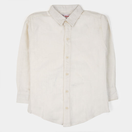 Boys Casual Shirt - White