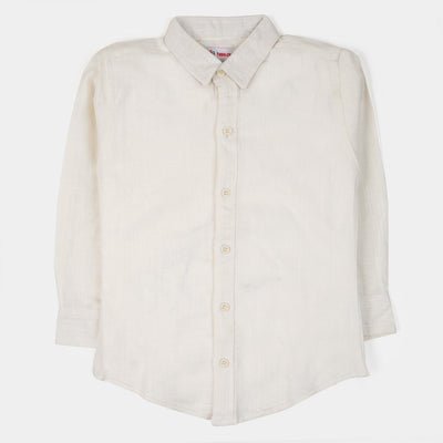 Boys Casual Shirt - White