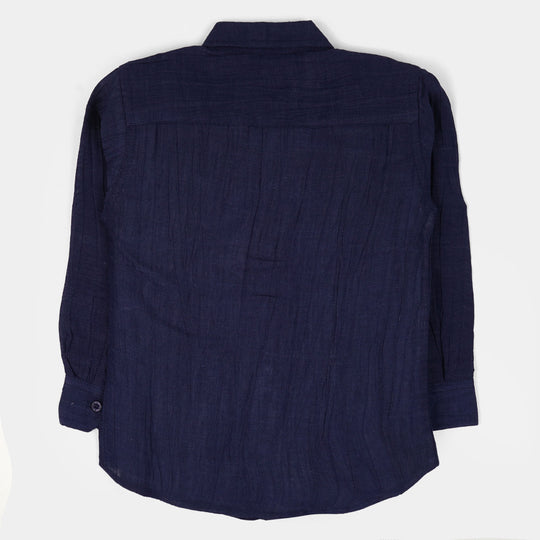 Junior Boys Casual Shirt - NAVY