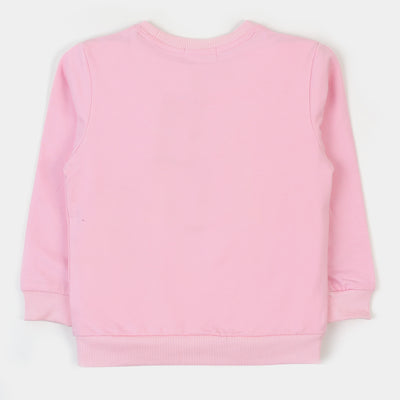 Girls Sweatshirt Character -L.Pink