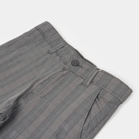 Boys Pant Check - GREY