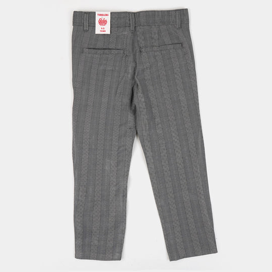 Boys Pant Check - GREY