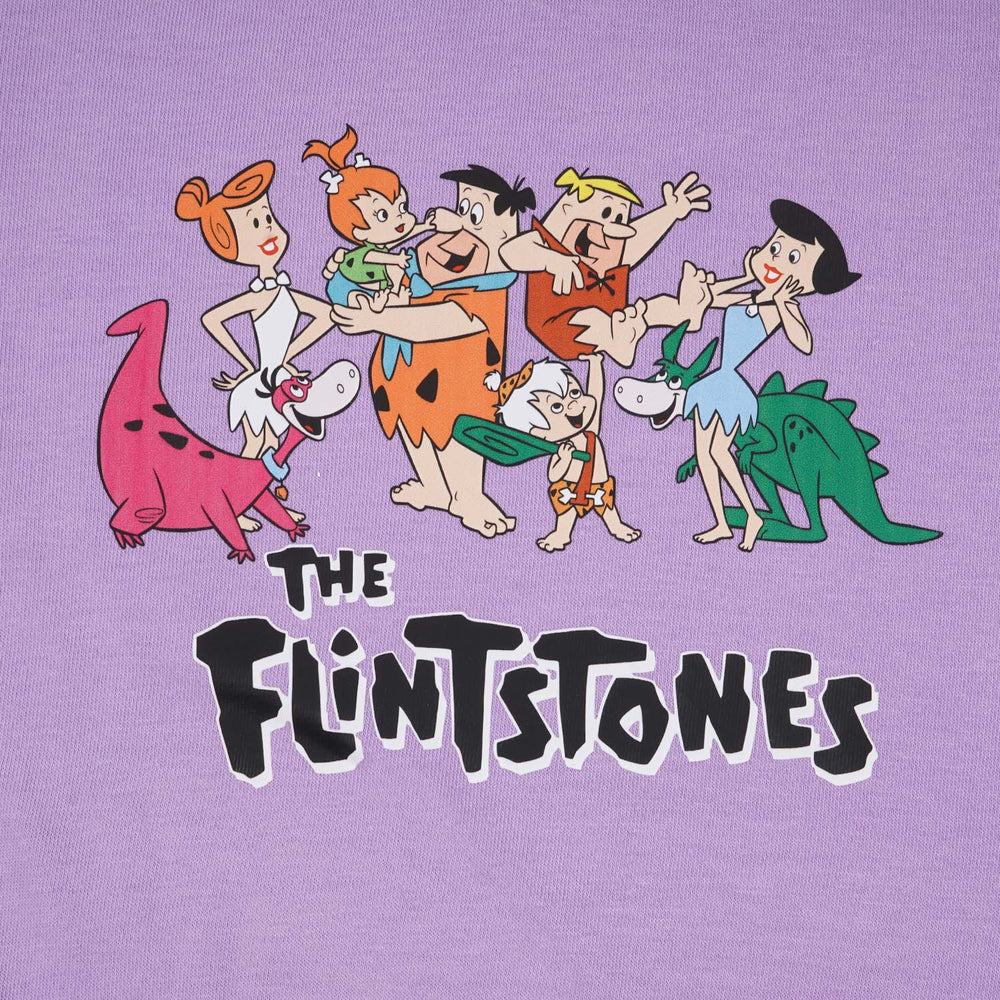 Girls Sweatshirt Flinstones - Purple