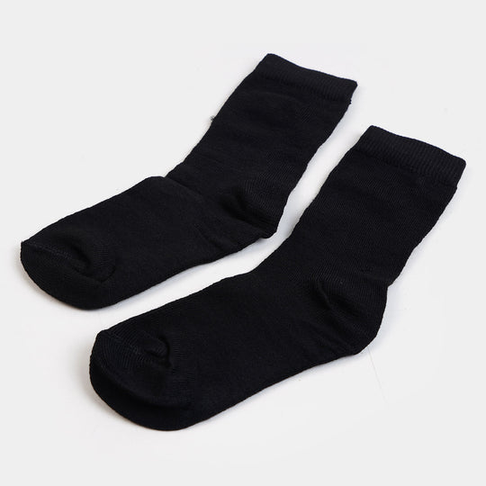 Kids School Socks Black