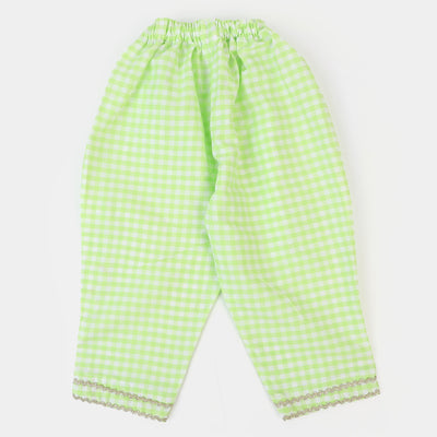 Infant Girls Cotton 2Pcs Suit Little Feast - Green