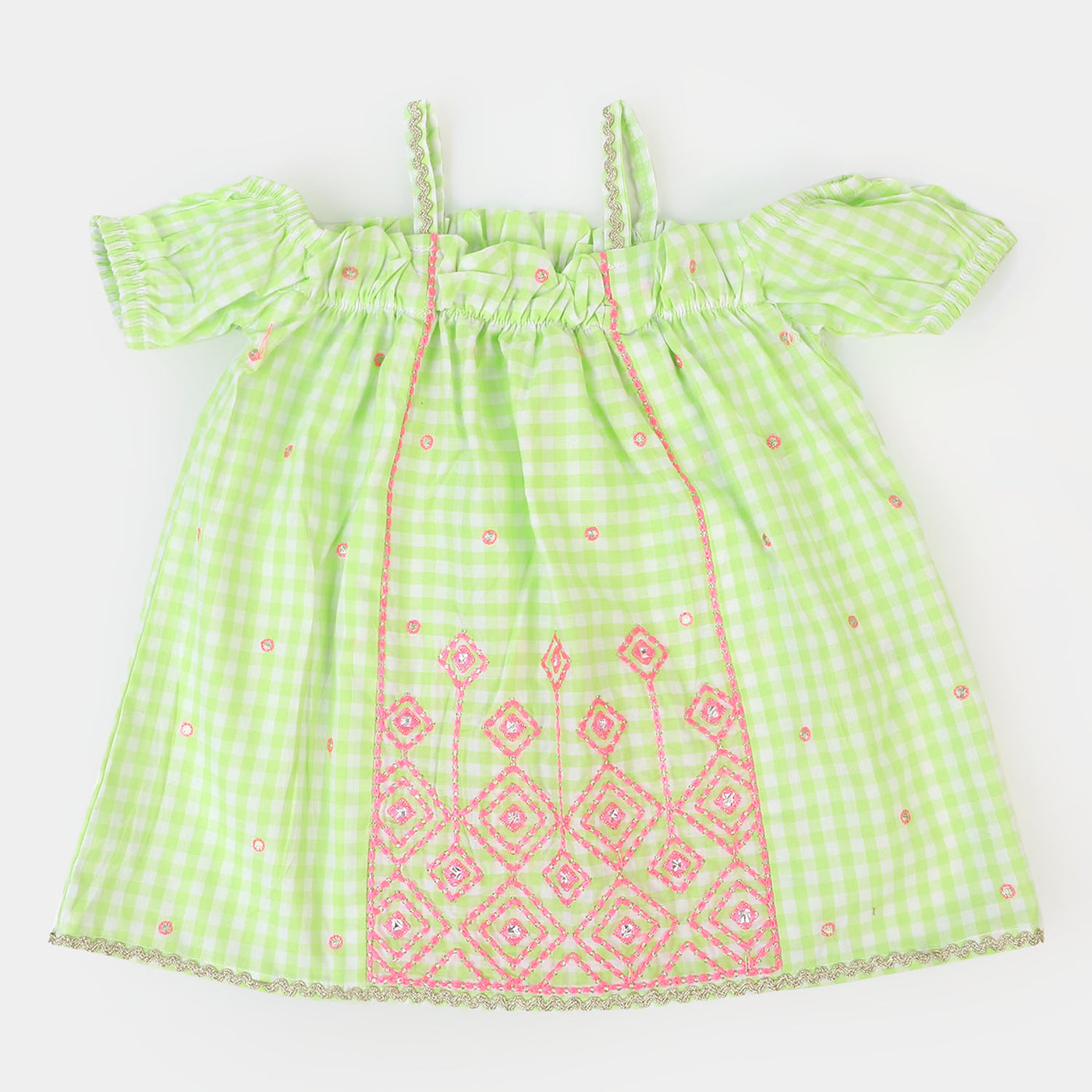 Infant Girls Cotton 2Pcs Suit Little Feast - Green