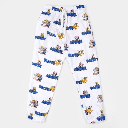 Girls Pajama Pluto - White