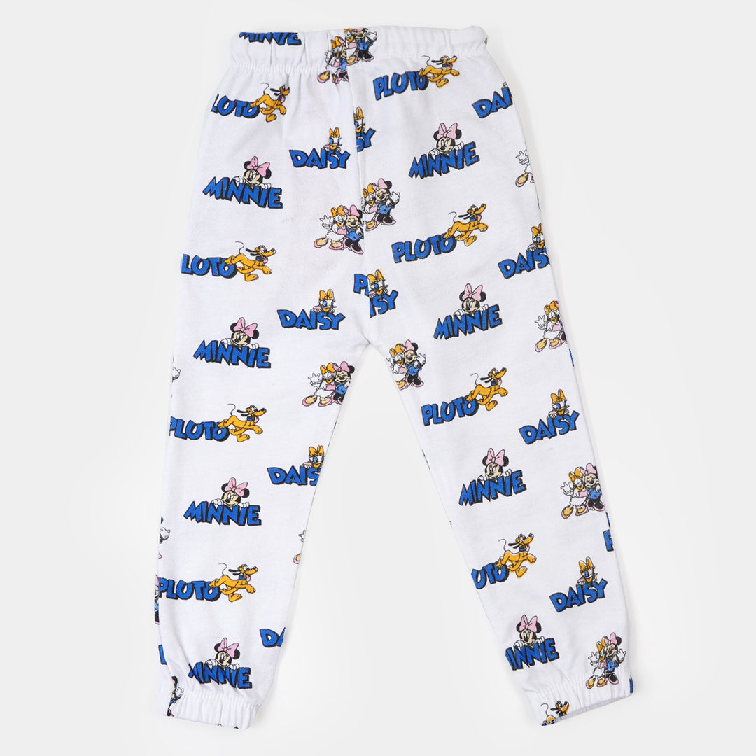 Girls Pajama Pluto - White