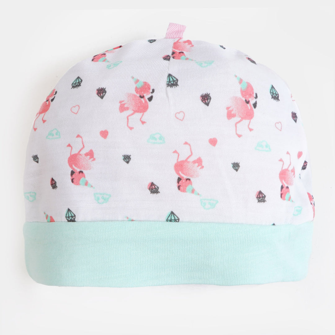 Baby Cap/Hat 0-6M+ | Flamingo