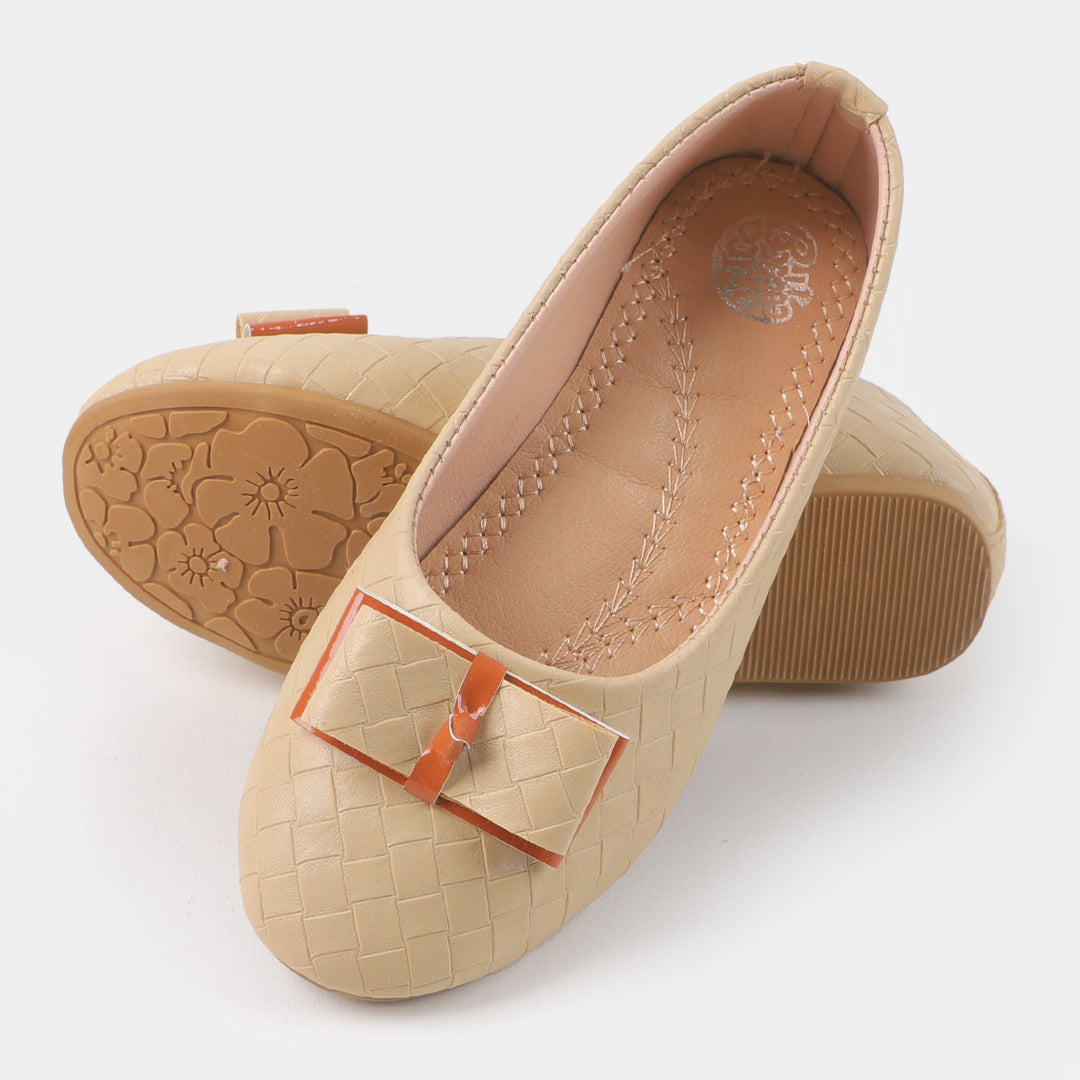 Girls Pumps PP-5 - BEIGE