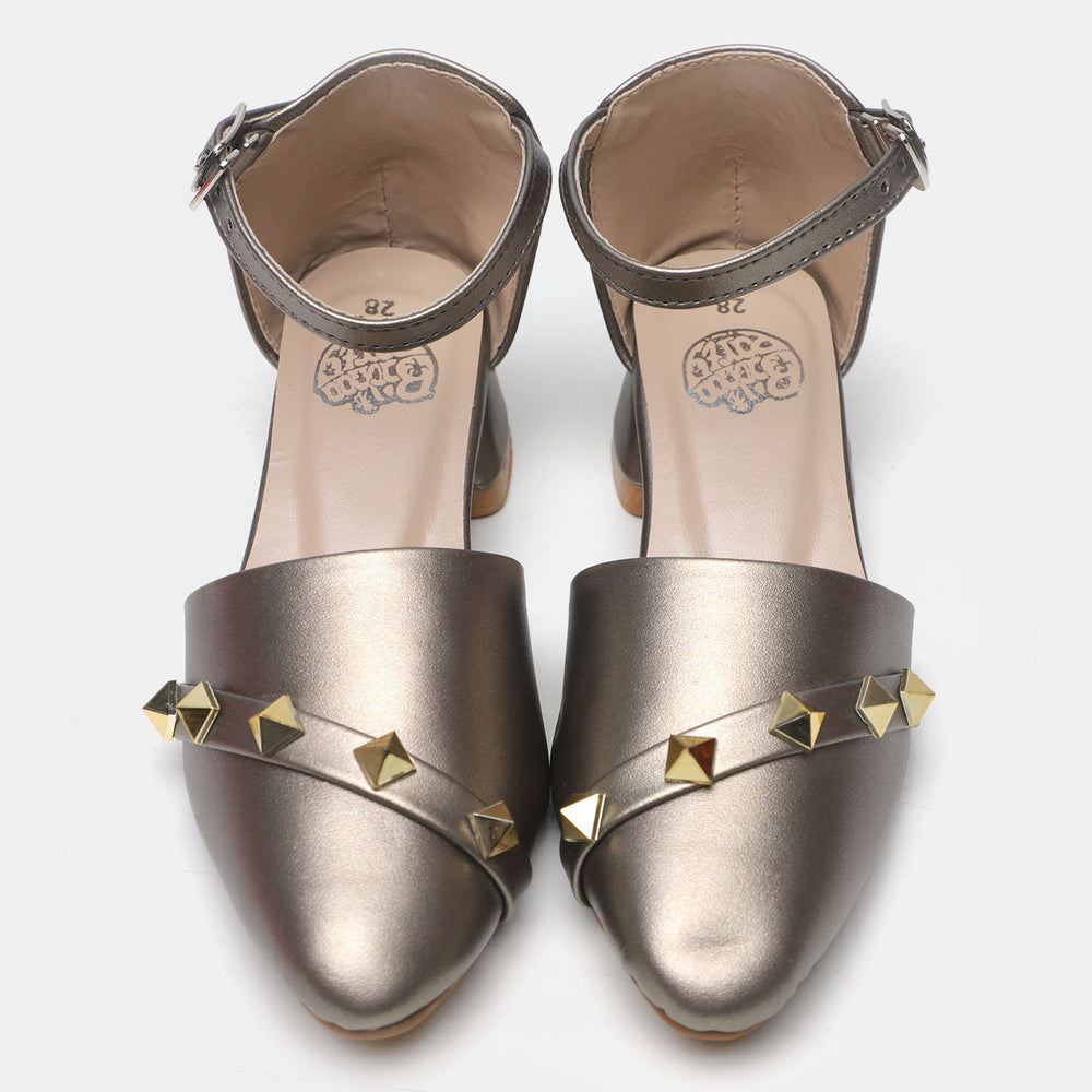 Girls Pumps Heels 456-13 - GREY