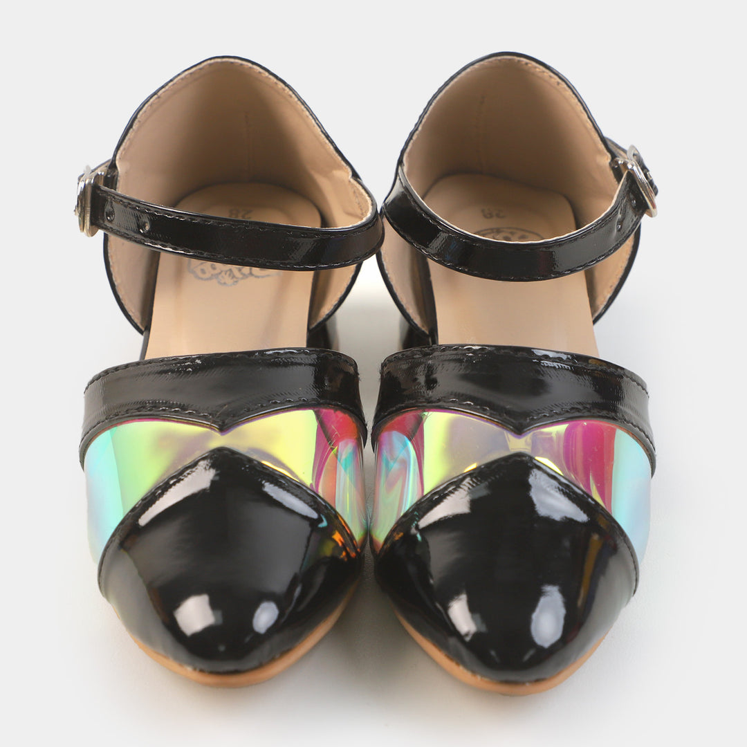 Girls Pumps Heels 456-14 - BLACK