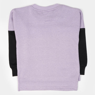Girls Character Sweatshirt - Purple