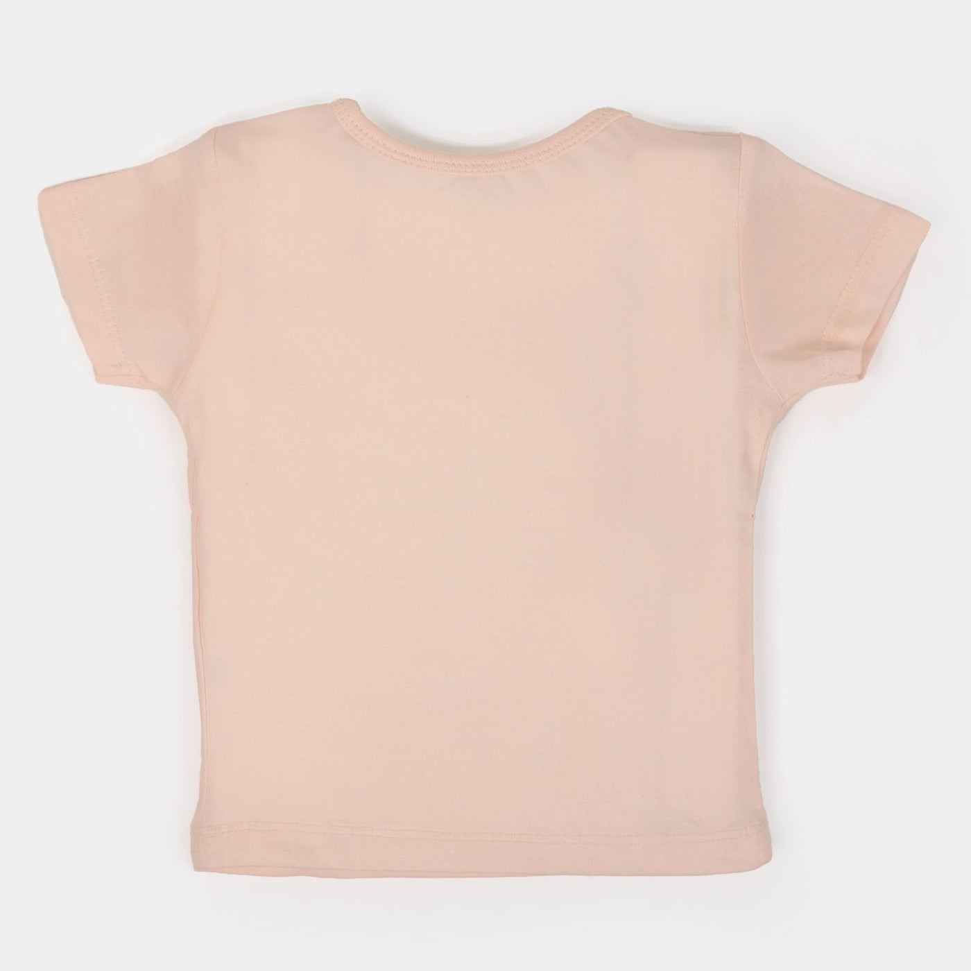 Infant Boys Cotton T-Shirt Character - Peach