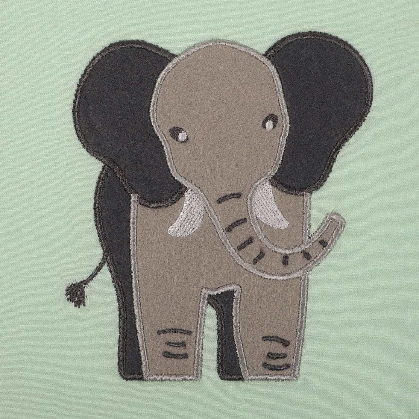Infant Boys Cotton Round Neck T-Shirt Elephant
