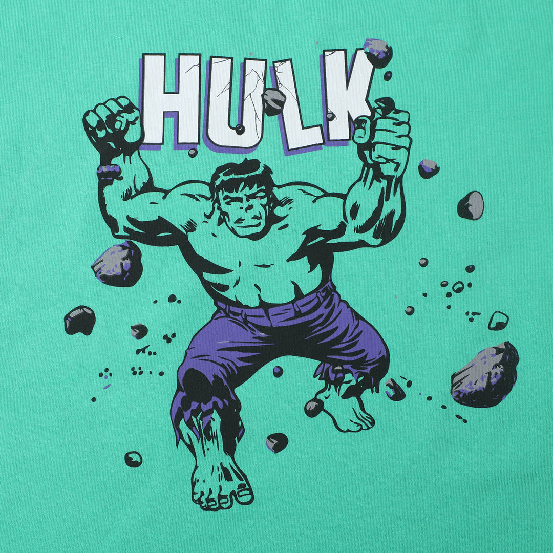 Boys Cotton T-Shirt Character - Green