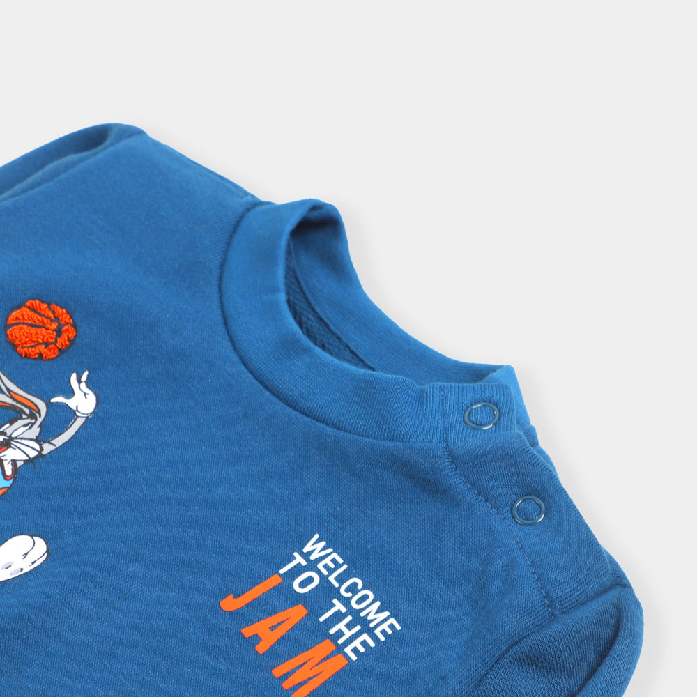 Infant Boys Knitted Suit Space Jam - Navy