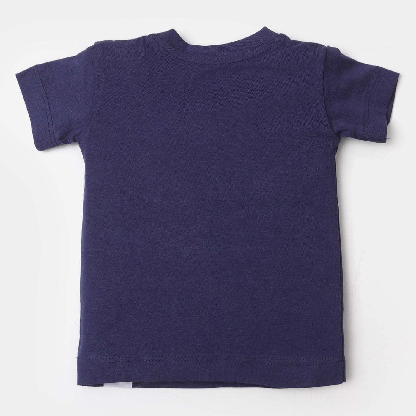 Infant Boys Cotton Round Neck T-Shirt Dino mite - Navy Blue