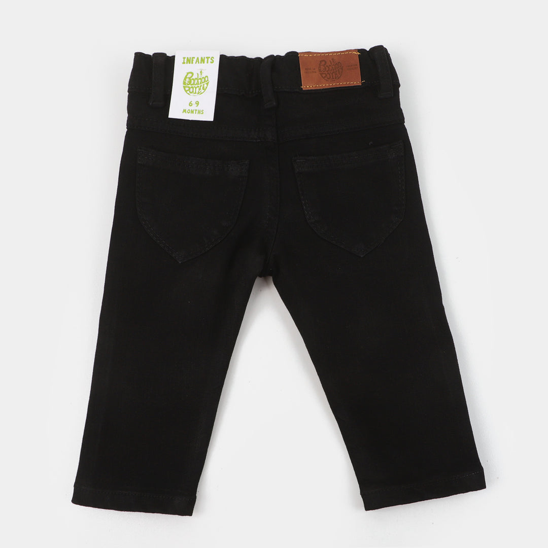 Infant Girls Pant Denim Basic - Jet Black