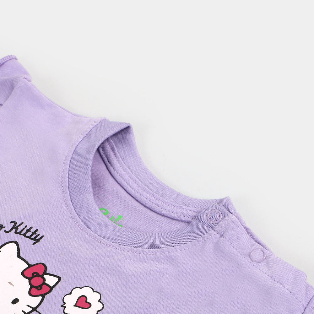 Infant Girls T-Shirt Character | Purple