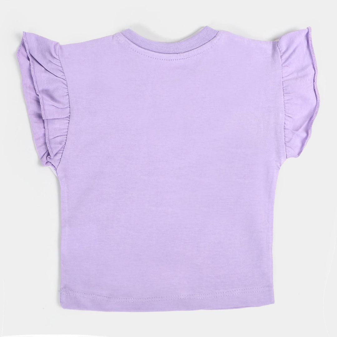 Infant Girls T-Shirt Character | Purple