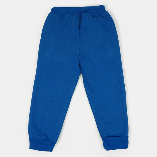 Boys 2 Pcs Suit Be Happy - Royal Blue