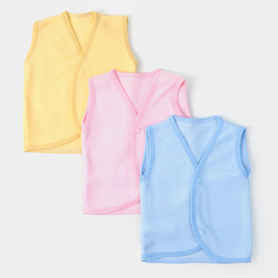 Baby Fleece Vest - 3 PCs