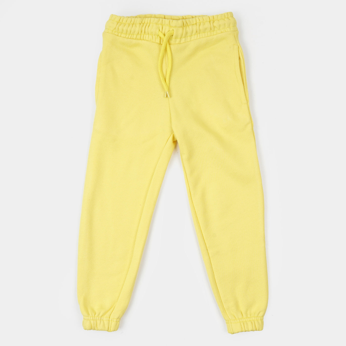 Boys Terry And Fleece Pajama Basic - Yellow