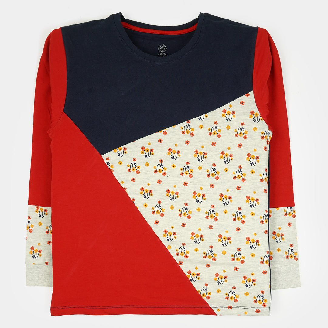 Teens Girls Sweatshirt Floral - Multi