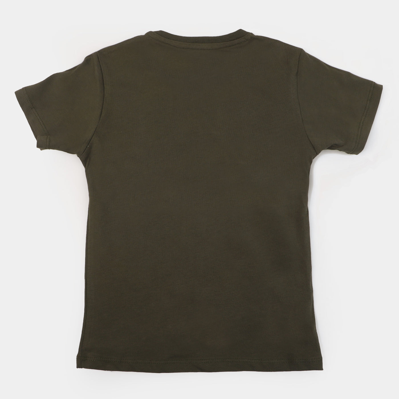 Boys Cotton T-Shirt Research Team - Rifle Green