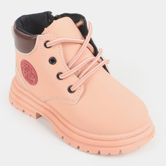 Girls Long Boots FL333 - Pink