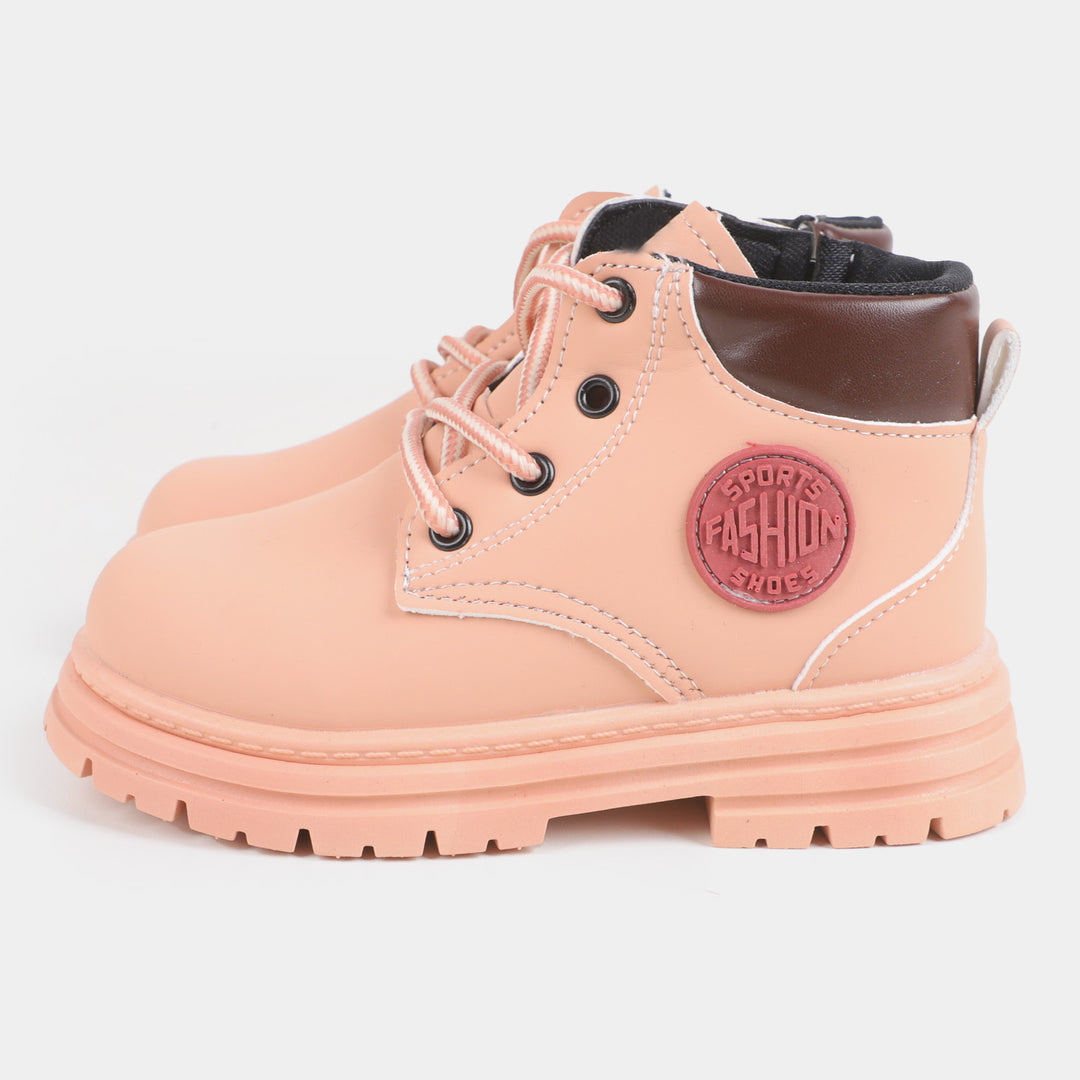 Girls Long Boots FL333 - Pink