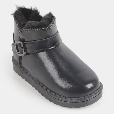 Girls Long Boots 288 - BLACK