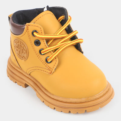 Boys Long Boots FL333 - Mustard