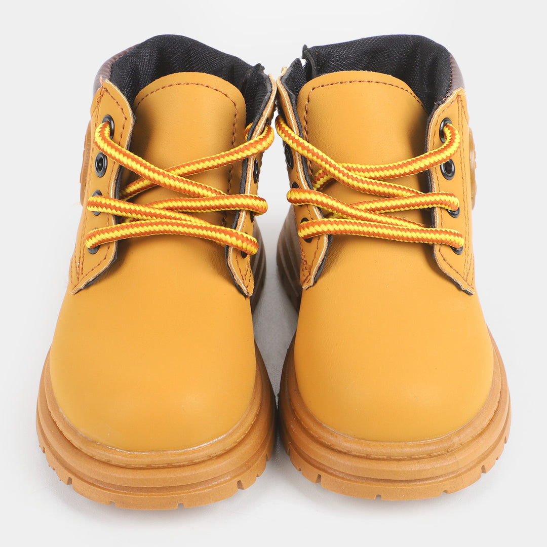 Boys Long Boots FL333 - Mustard