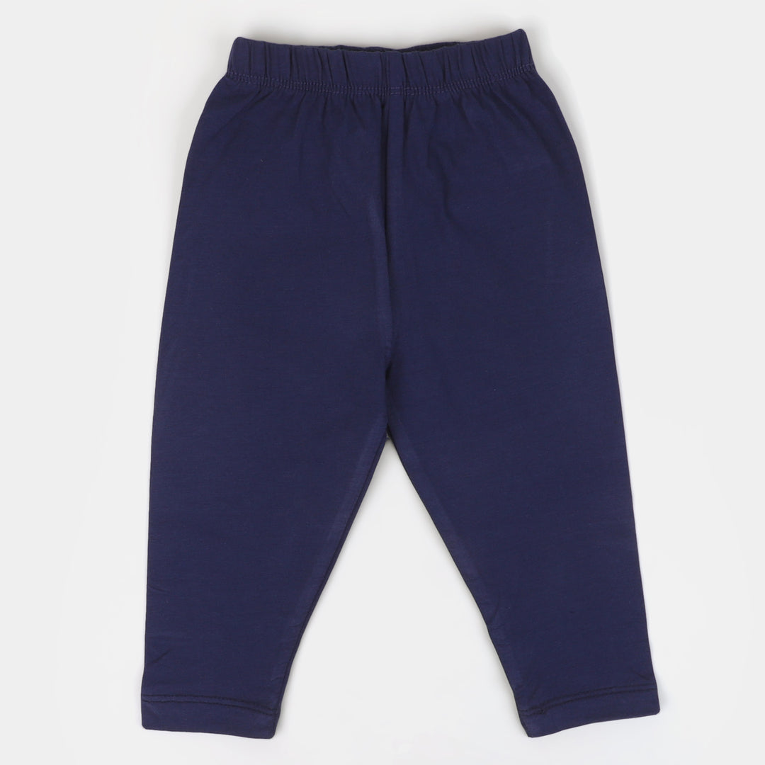 Infant Girls Plain Tights | Navy Blue