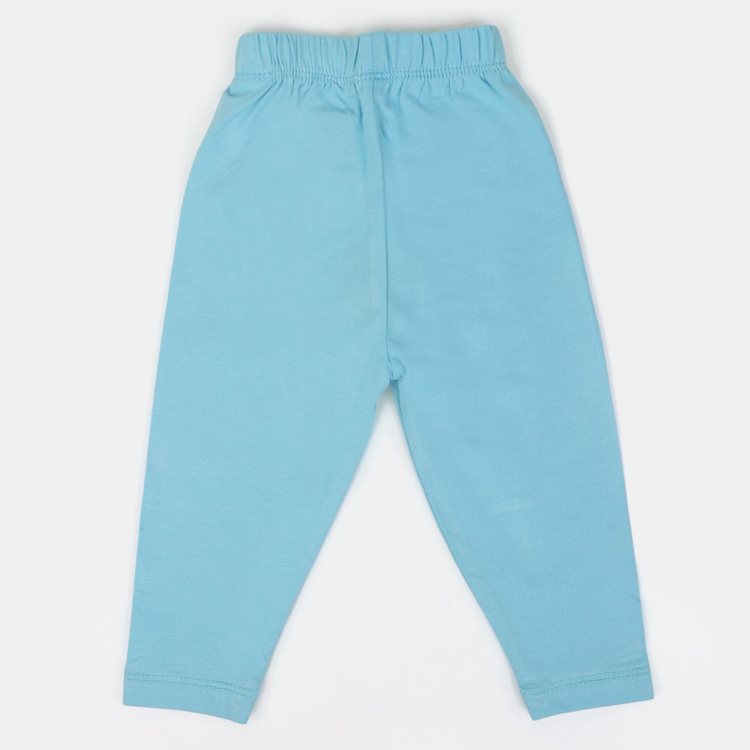 Infant Girls Plain Tights | Sky Blue