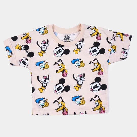 Infant Boys T-Shirt Character | Cream