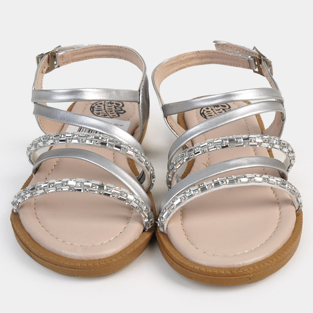 Girls Sandal SD-7-SILVER