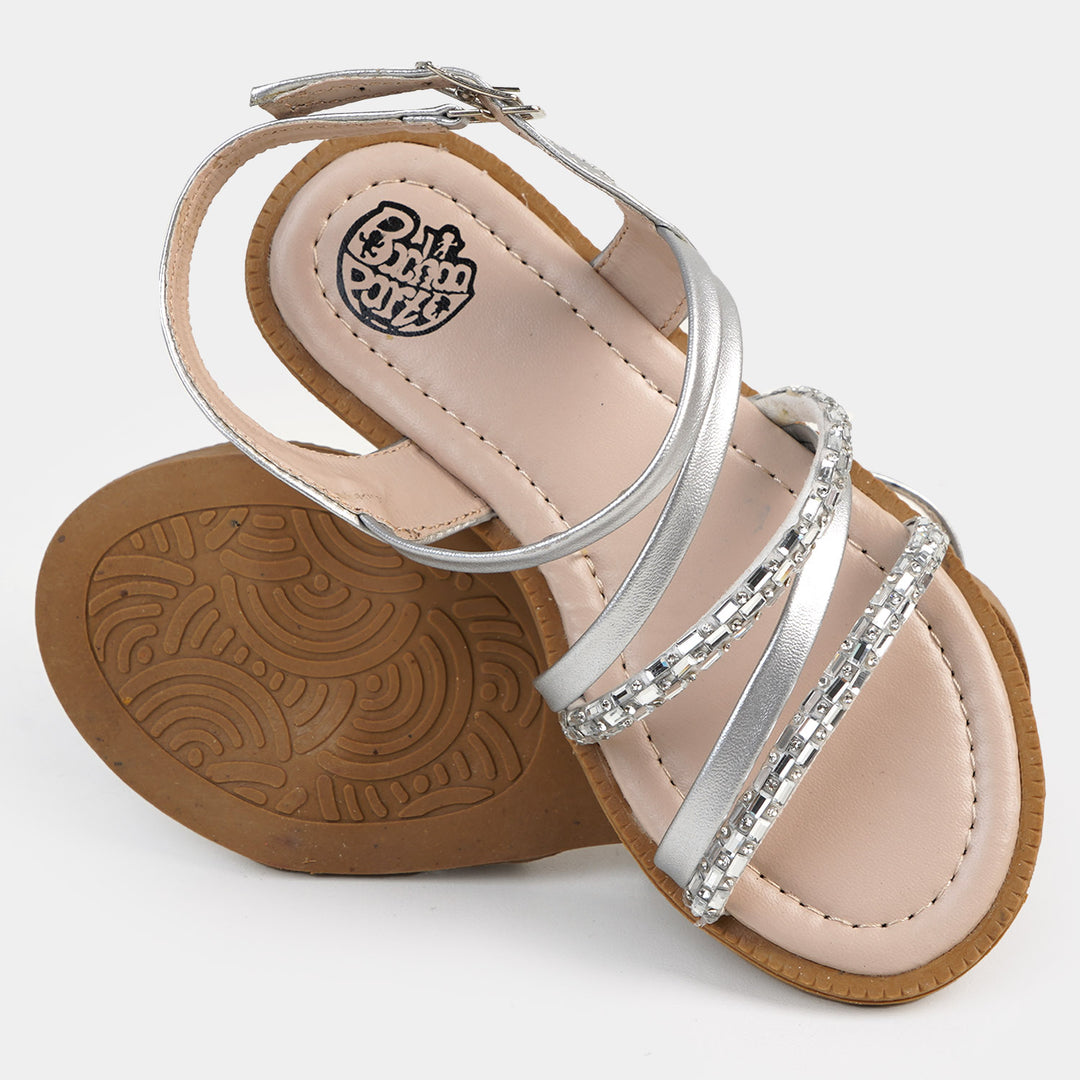 Girls Sandal SD-7-SILVER