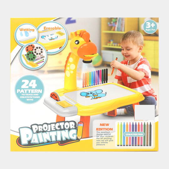 Giraffe Drawing board Projector Set With Light& Music