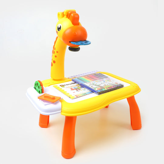Giraffe Drawing board Projector Set With Light& Music