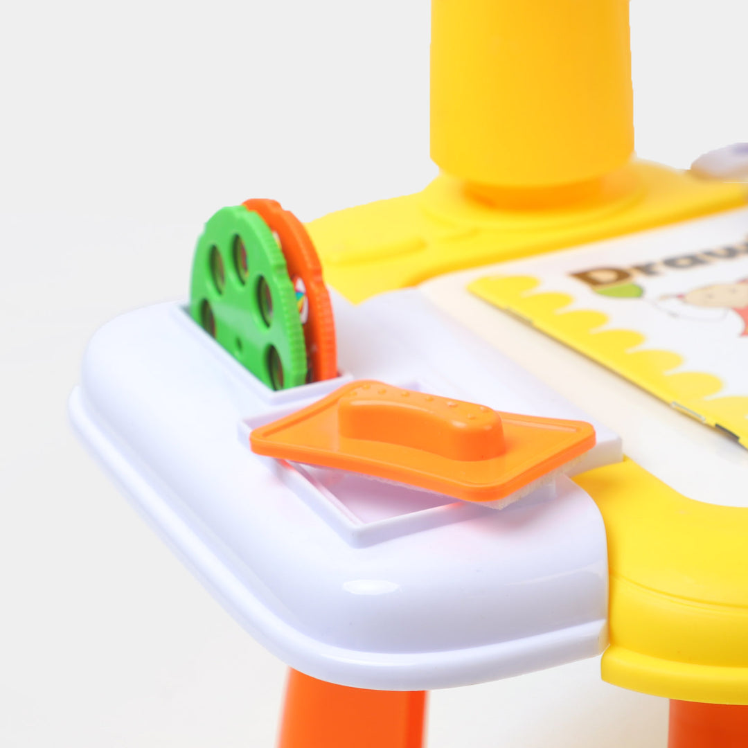 Giraffe Drawing board Projector Set With Light& Music