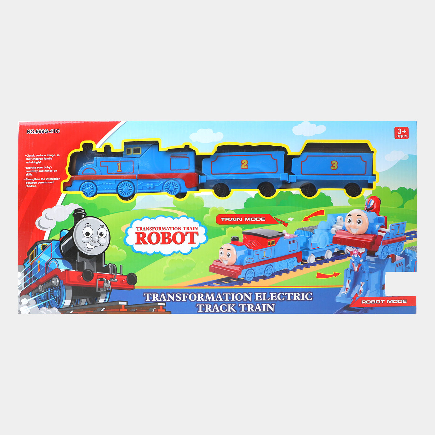 Transformation Electric Track Train Set For Kids