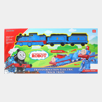 Transformation Electric Track Train Set For Kids