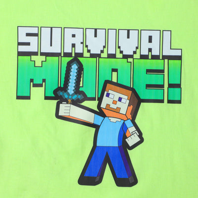 Boys Cotton T-Shirt Survival - Green